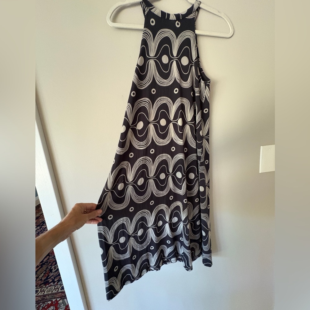 Fighting Eel / Ava Sky Dress in Black Groovy Size M